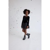 The Children’s Place Girls’ Tutu Dress, Long Sleeve(Black Tutu)