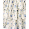 The Children’s Place Girls’ Tutu Dress, Long Sleeve(White Floral)