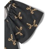 The Children’s Place Women’s Short Sleeve Holiday Dress(Leopard Bows)