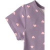 The Children’s Place Women’s Short Sleeve Holiday Dress(Pink Melon Hearts)