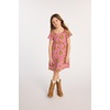 The Children’s Place Women’s Short Sleeve Holiday Dress(Vintage Rose Sunflower)