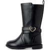The Children’s Place unisex-child And Toddler Tall Riding Boots(Black Hearts)