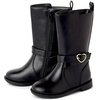 The Children’s Place unisex-child And Toddler Tall Riding Boots(Black Hearts)
