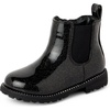 The Children’s Place Girls’ And Toddler Ankle Boots(Black Glitter Bow)