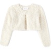The Children’s Place Girls’ and Toddler Long Sleeve Shrug Cardigan(Cream)