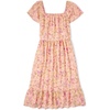 The Children’s Place Women’s Short Sleeve Holiday Dress(Apricot Glow)
