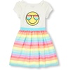 The Children’s Place Women’s Short Sleeve Holiday Dress(Simplywht 5675)