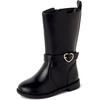The Children’s Place unisex-child And Toddler Tall Riding Boots(Black Hearts)