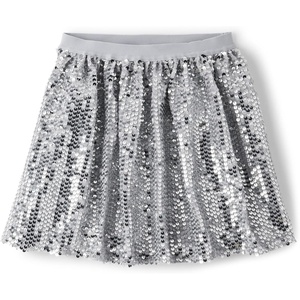 The Children’s Place Girls’ Pull on Dressy Skirts(Silver Sequin)