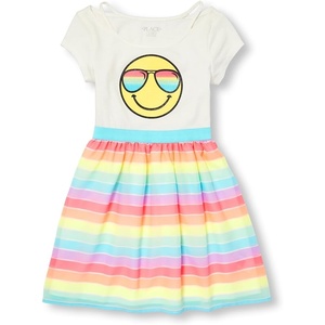 The Children’s Place Women’s Short Sleeve Holiday Dress(Simplywht 5675)