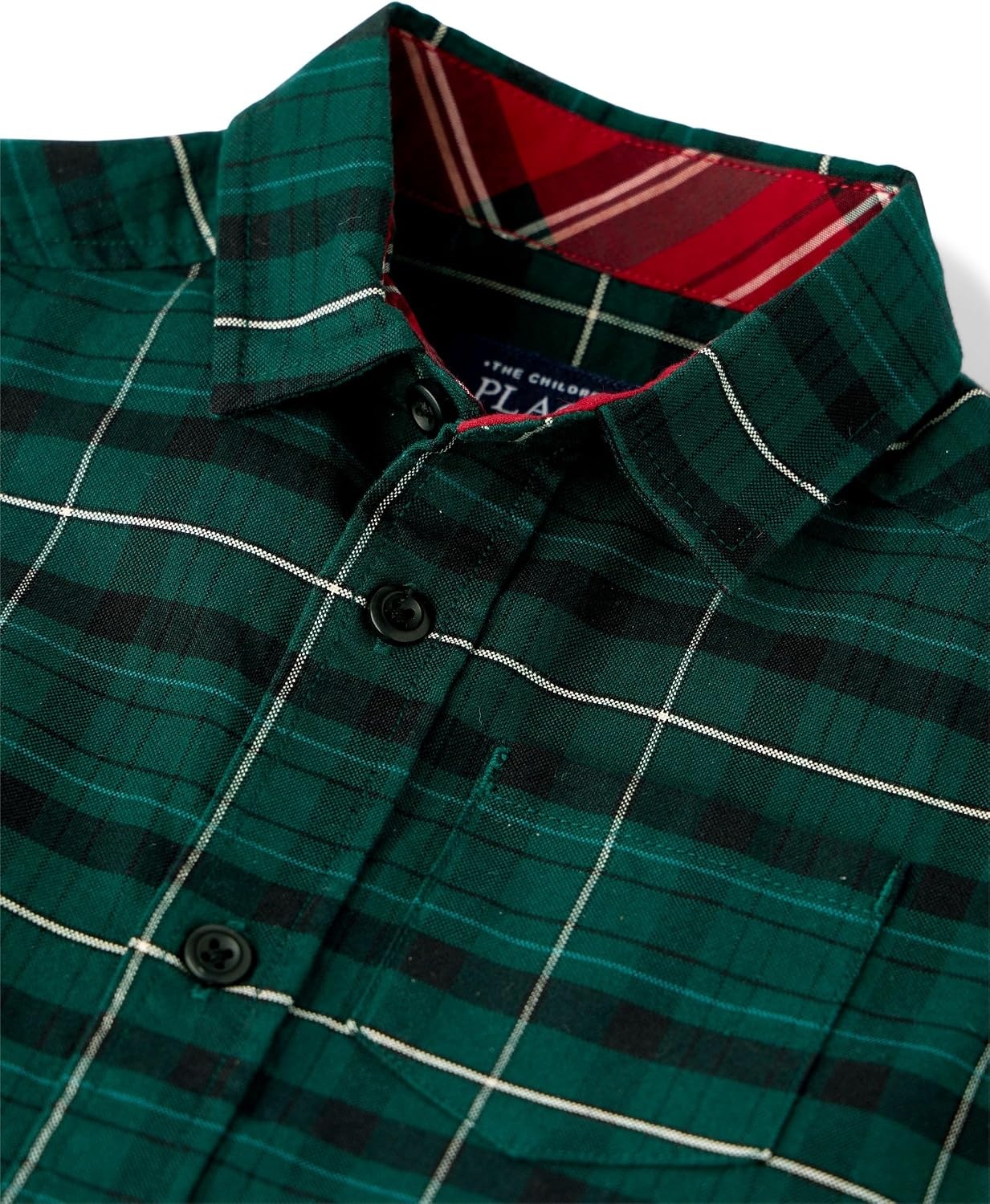 image:imageThe Childrens Place Baby Boys Long Sleeve Oxford Button Down ShirtBalt Green