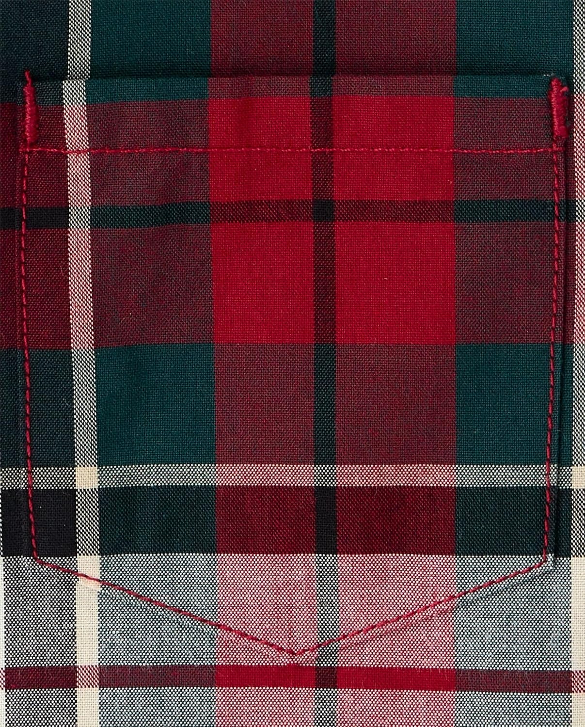 image:imageThe Childrens Place Baby Boys and Toddler Poplin Long Sleeve Button Down ShirtIvory Plaid