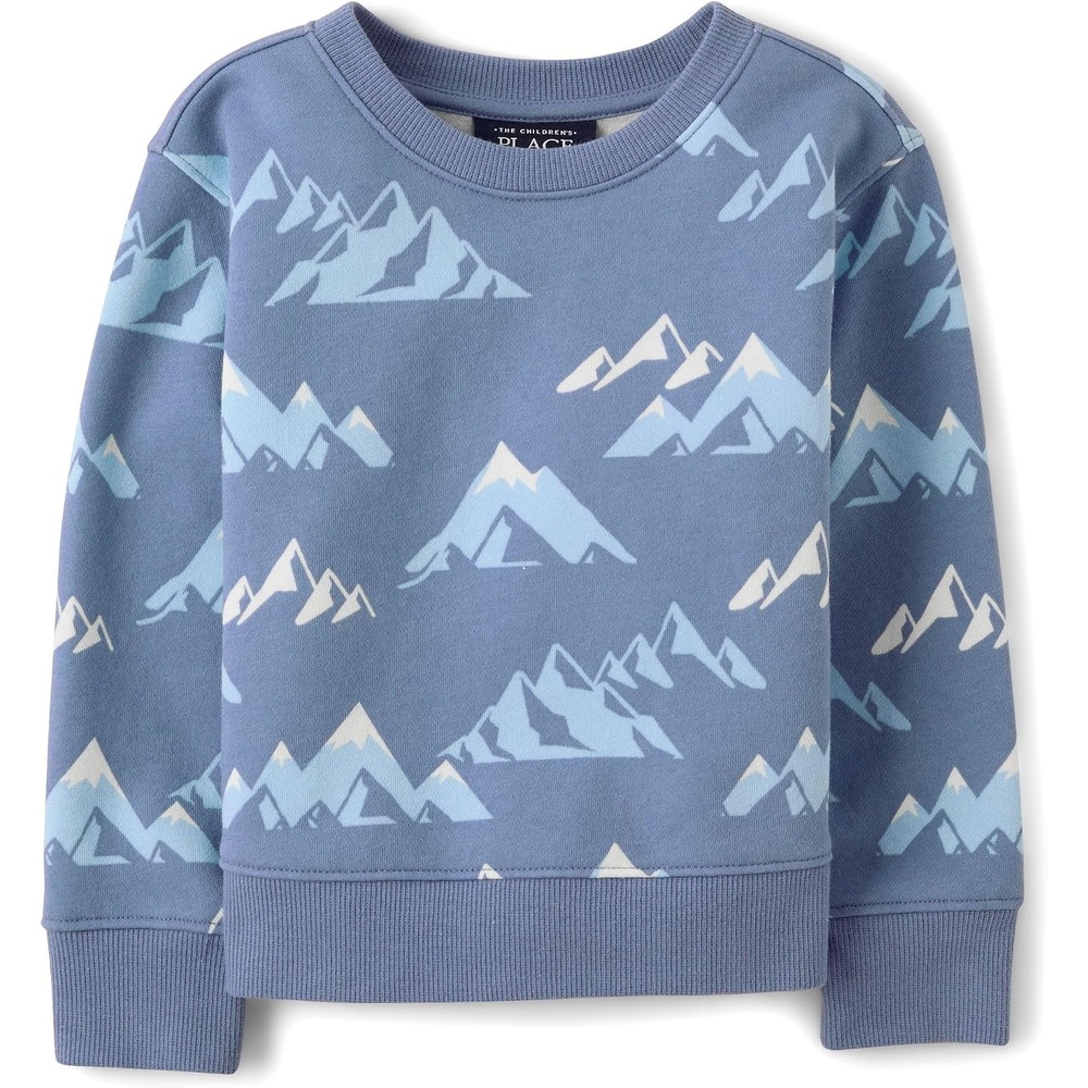 image:imageThe Childrens Place Baby Boys And Toddler Pullover Crew Neck SweatshirtSapphire Mountains