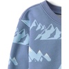 The Children’s Place Baby Boys’ And Toddler Pullover Crew Neck Sweatshirt(Sapphire Mountains)