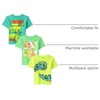 The Children’s Place Baby Boys’ and Toddler Dino,Animals,Sharks Short Sleeve Graphic T-Shirts,3 Pack(Dino Cars/Dino/Dinos)