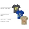 The Children’s Place Baby Boys’ and Toddler Dino,Animals,Sharks Short Sleeve Graphic T-Shirts,3 Pack(Iguana/Camo Dino/Smart Cool)