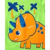 The Children’s Place Baby Boys’ and Toddler Dino,Animals,Sharks Short Sleeve Graphic T-Shirts,3 Pack(Night Dinos/Dinos/Tropical Dino)