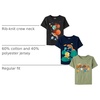 The Children’s Place Baby Boys’ and Toddler Dino,Animals,Sharks Short Sleeve Graphic T-Shirts,3 Pack(Planets/Dinos/Smores)