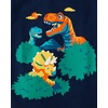 The Children’s Place Baby Boys’ and Toddler Dino,Animals,Sharks Short Sleeve Graphic T-Shirts,3 Pack(Planets/Dinos/Smores)