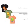 The Children’s Place Baby Boys’ and Toddler Dino,Animals,Sharks Short Sleeve Graphic T-Shirts,3 Pack(Roar/Tiger/Lion)