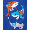 The Children’s Place Baby Boys’ and Toddler Dino,Animals,Sharks Short Sleeve Graphic T-Shirts,3 Pack(Sharks/Monster Bus/Bear School Bus)