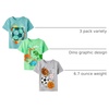 The Children’s Place Baby Boys’ and Toddler Dino,Animals,Sharks Short Sleeve Graphic T-Shirts,3 Pack(Sports/Soccer/Dino Volcano)
