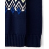 The Children’s Place Baby Boys’ and Toddler Long Sleeve Crew Neck Pullover Sweater(Fairisle Dino)