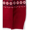 The Children’s Place Baby Boys’ and Toddler Long Sleeve Quarter Zip Pullover Sweater(Red Fairsile)