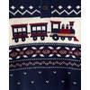 The Children’s Place Baby Boys’ and Toddler Long Sleeve Quarter Zip Pullover Sweater(Tidal Fairisle)