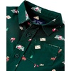 The Children’s Place Baby Boys’ and Toddler Poplin Long Sleeve Button Down Shirt(Holiday Green)