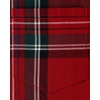 The Children’s Place Baby Boys’ and Toddler Poplin Long Sleeve Button Down Shirt(Red Ochre Plaid)