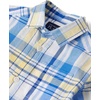 The Children’s Place Baby Boys’ and Toddler Poplin Long Sleeve Button Down Shirt(Sun Valley Plaid)