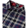 The Children’s Place Baby Boys’ and Toddler Poplin Long Sleeve Button Down Shirt(Tidal Plaid)