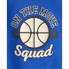 The Children’s Place Boys’ And Toddler Sweatshirt and Sweatpant 2 Piece Outfit(Basketball Blue)