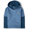The Children’s Place Boys’ And Toddler Hoodie Sweatshirt(Hidden Sea)