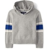 The Children’s Place Boys’ And Toddler Hoodie Sweatshirt(Smoke Stripe)