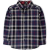 The Children’s Place,Baby Boys,and Toddler Poplin Long Sleeve Button Down Shirt,Tidal Plaid,18 Months,24 Months