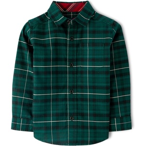 The Children’s Place Baby Boys’ Long Sleeve Oxford Button Down Shirt(Balt Green)