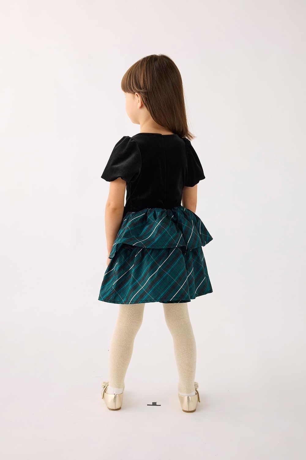 image:imageThe Childrens Place Baby Girls and Toddler Short Sleeve Dressy DressBalt Green