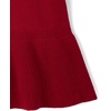 The Children’s Place Baby Girls’ and Toddler Girls’ Long Sleeve Sweater Dress(Red Ochre Fairisle)
