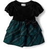 The Children’s Place Baby Girls’ and Toddler Short Sleeve Dressy Dress(Balt Green)