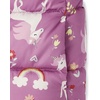 The Children’s Place Baby Girls’ and Toddler Girls’ Medium Weight Wind-Resistant, Water-Resistant Puffer Jacket(Dusty Rose Unicorns)