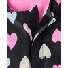 The Children’s Place,Baby Girls,and Toddler Snow Bib Overall Ski Pants,Black Hearts,3T