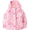 The Children’s Place Baby Girls’ And Toddler Heavy 3 in 1 Winter Jacket,wind-resistant Water-resistant Shell,fleece Inner(Pink Bows)