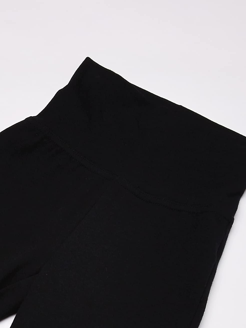 image:imageThe Childrens Place Girls Active Foldover Waist PantsBlack Single