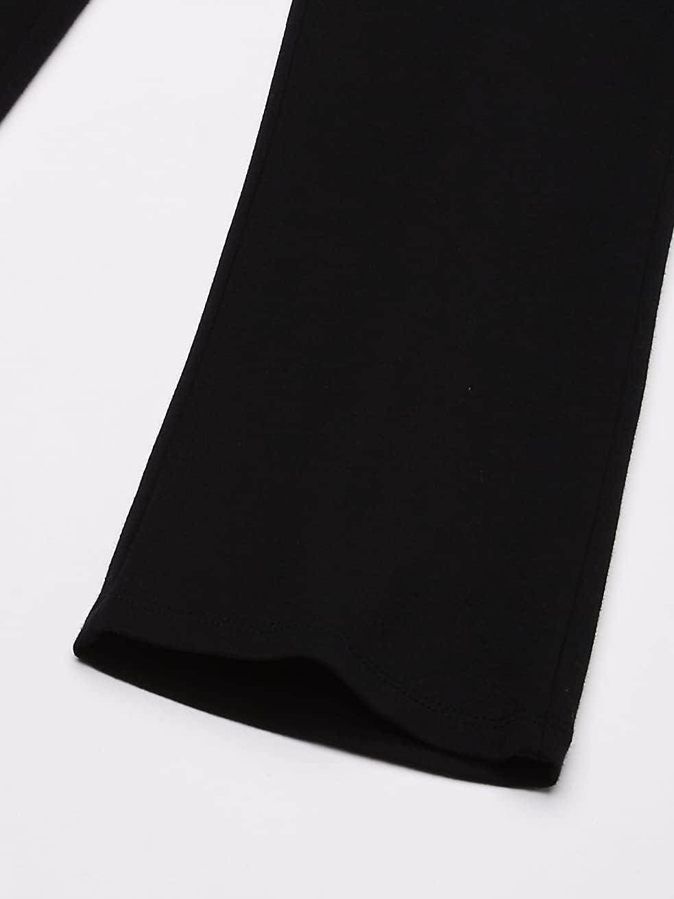 image:imageThe Childrens Place Girls Active Foldover Waist PantsBlack Single