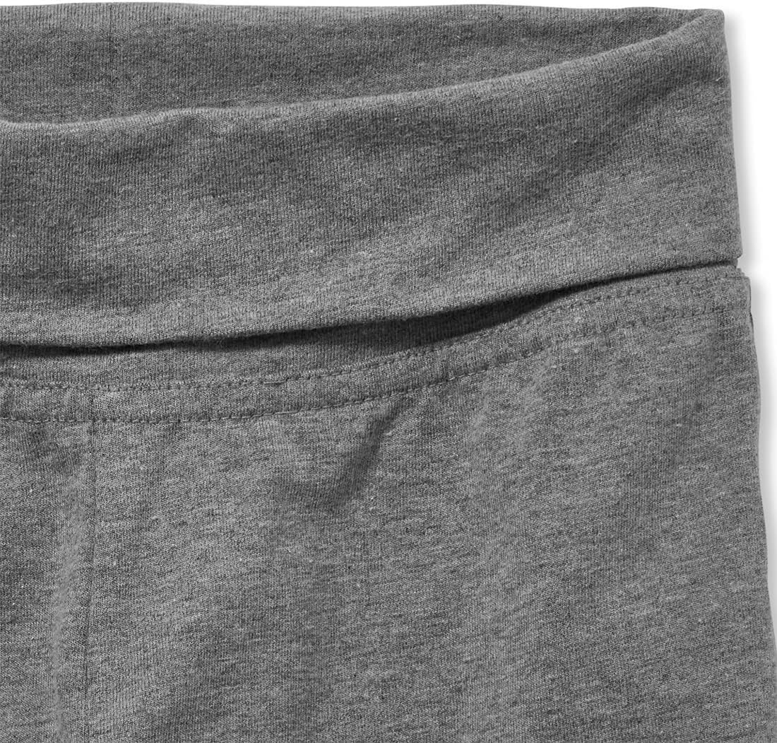 image:imageThe Childrens Place Girls Active Foldover Waist PantsHeather Gray Single
