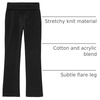 The Children’s Place Girls’ Active Foldover Waist Pants(Black Single)