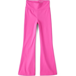 The Children’s Place Girls’ Active Foldover Waist Pants(Pink Summer Flare)