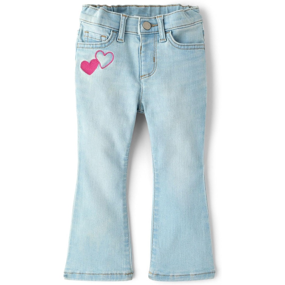 image:imageThe Childrens Place Baby Girls and Toddler Flare JeansLaney Wash